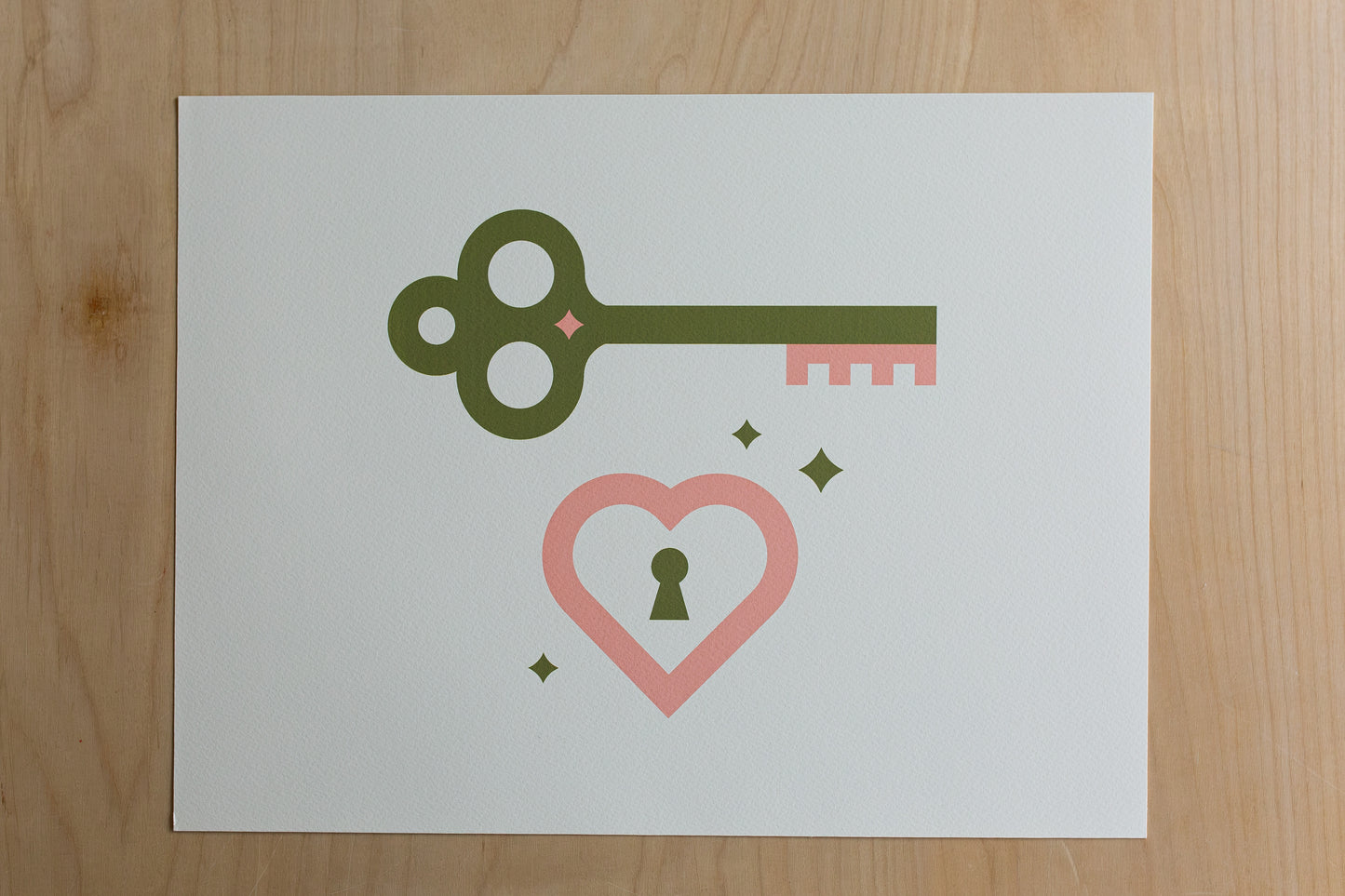 Lock & Key Print