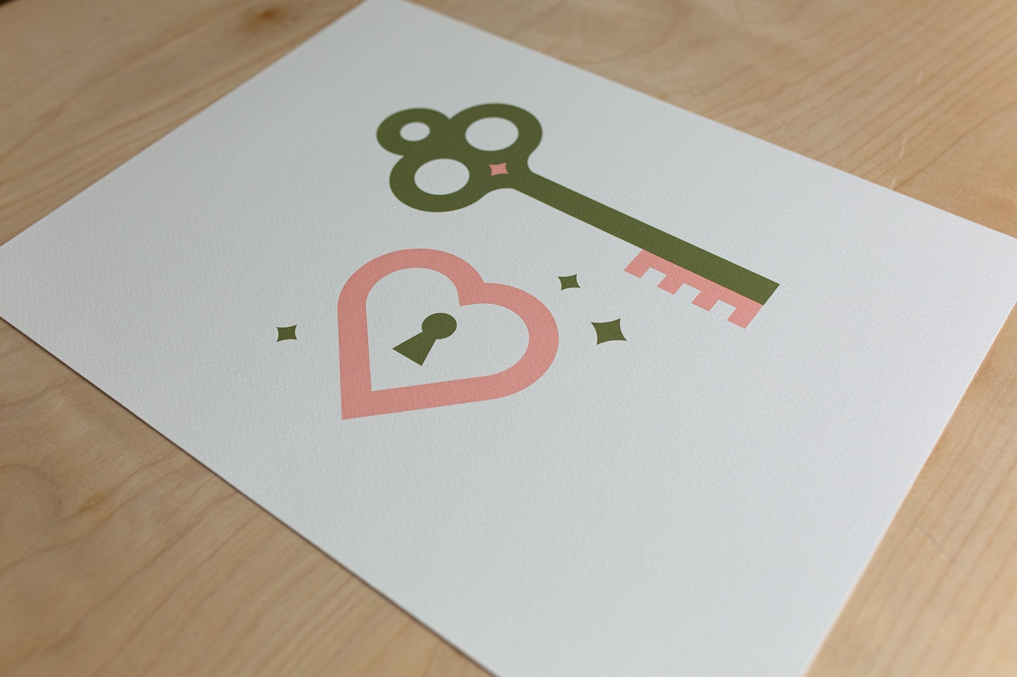 Lock & Key Print